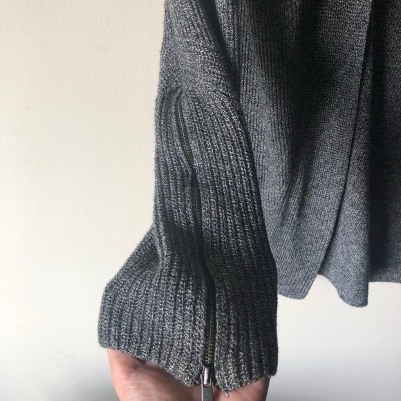 BANANA REPUBLIC Grey Open Front Cardigan - Picture 3 of 4